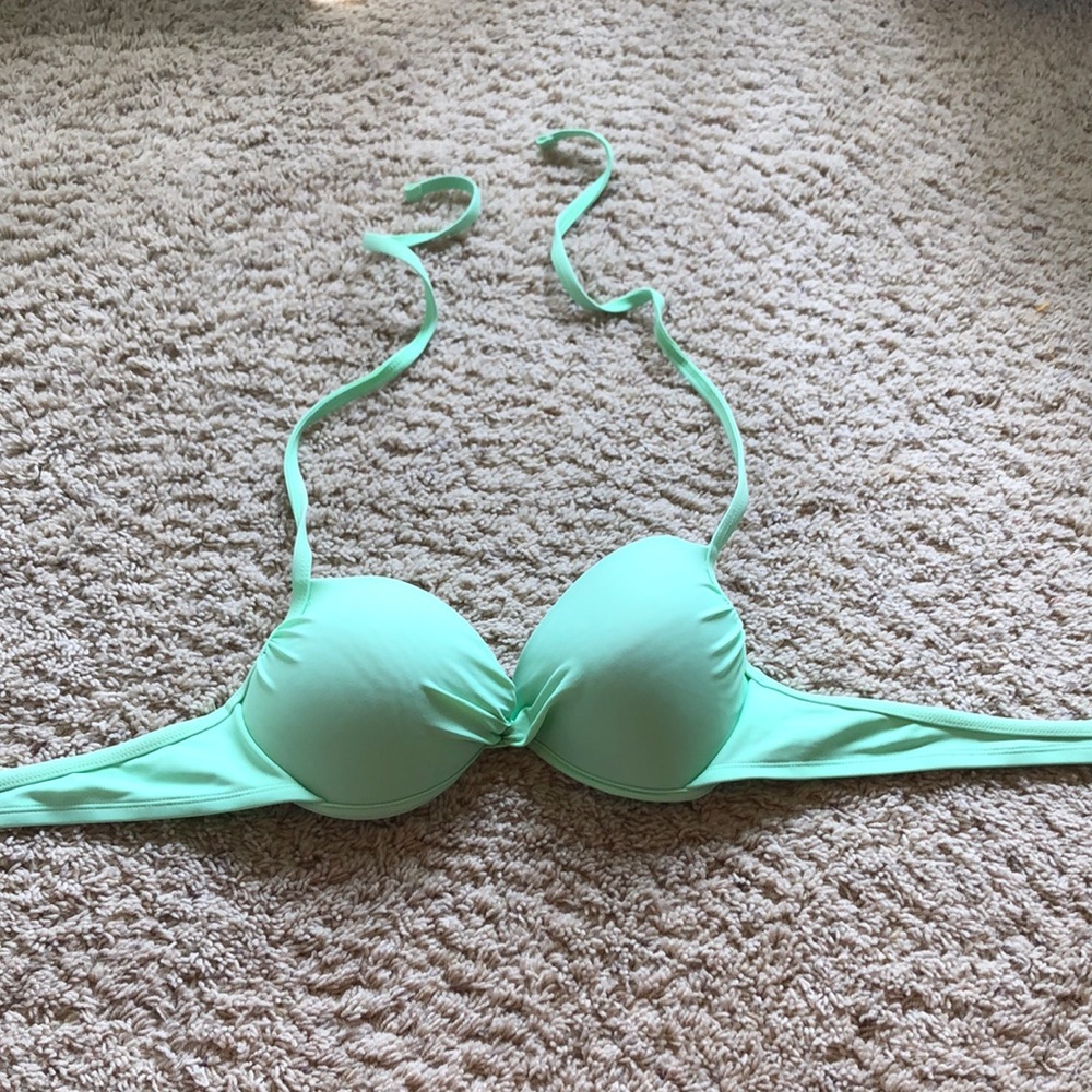 Mint Green Push Up Bikini Top
